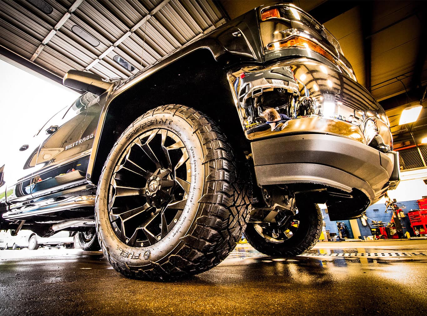 Inside the Apple Off Road shop