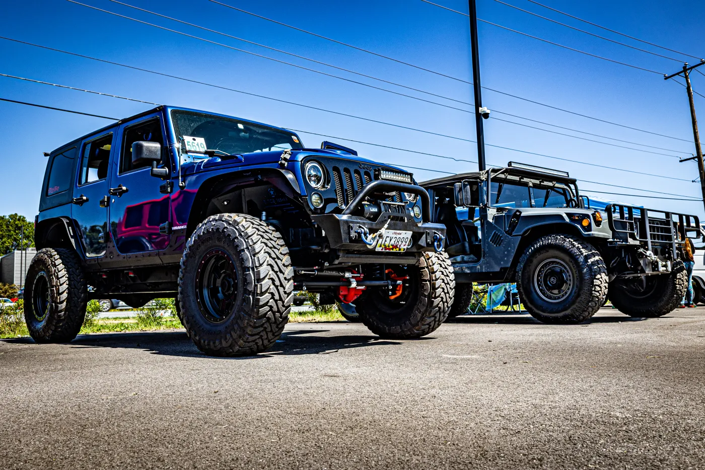 Another custom Jeep Wrangler at the Apple Off Road show.